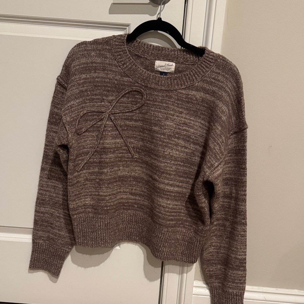 Universal Thread Sweater with Bow Detail - Size Medium